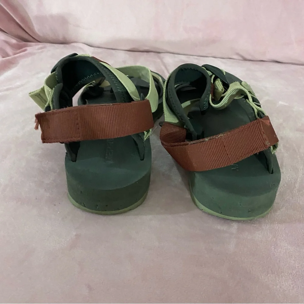 Merrel Men’s Alpine Strap Sandals Size 7 Athletic River Water Hiking with Flaws